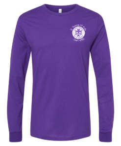 Bella Canvas Long Sleeve Solid Color Tees - CDA Pocket Heart Spoke Back Design