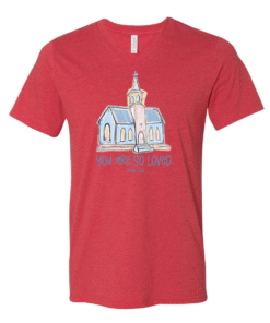 Bella Canvas Heather Color V-Neck Tees - You Are So Loved