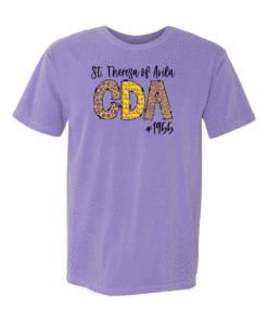Comfort Colors Tee - CDA Doodle Letters STA